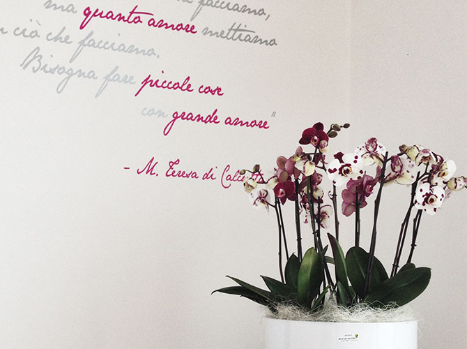 Particolare della sala di attesa - Studio Dentistico Sardano a Monopoli